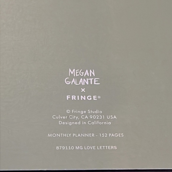 Megan Galante non-dated monthly planner-12 month-pocket & tab-divider-152 pg-NWT - Picture 8 of 12